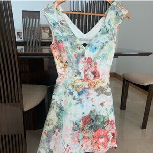 Zara Floral Sleeveless Dress (XS)
